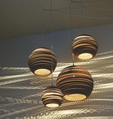 Eko - abażur z kartonu