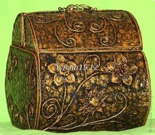 kuferek z falistej tektury