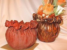 wazoniki z materiału