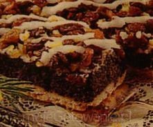 Placek makowy z bakaliami