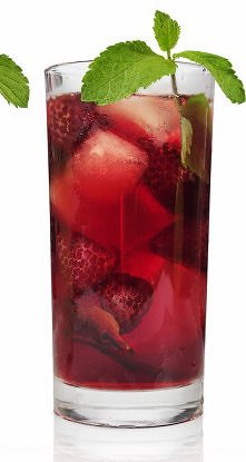 Kruszon z truskawkami i rab...