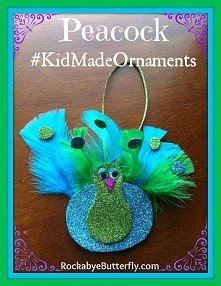 pawie ozdoby choinkowe