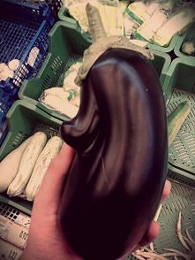 Bakłażan z wielkim nosem:)