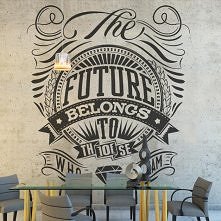 Naklejki ścienne zgodne z ostatnimi trendami interior dizajnu.