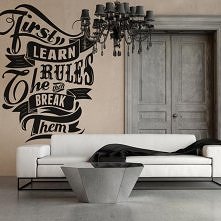 Naklejki ścienne zgodne z ostatnimi trendami interior dizajnu.