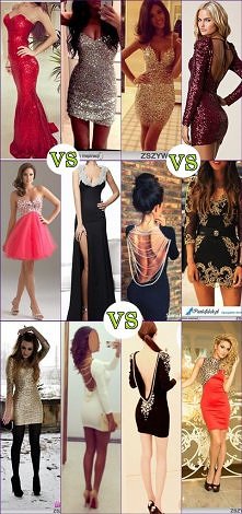 Sylwestrowe kreacje.
Która najlepsza ?