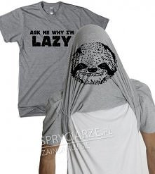 Pomysłowa koszulka z pytaniem