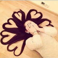 haha :D serducha z włosów :)