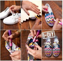 Diy-Super pomysł na ozdobienie butów!!