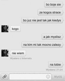 Naprawdę się boję :c