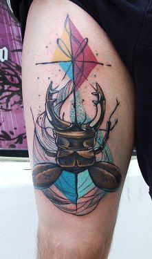 Tatuaż by Julia Blackstar Studio.