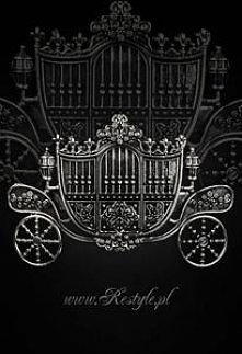 Baśniowa karoca (spinka do włosów)