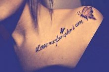 Love me for who i am