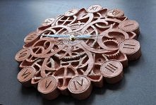 własnoręcznie wykonany zega...