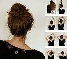 Uwielbiam takie upięcie;)