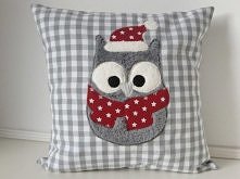 podusia z sówką zimową