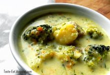 Kremowa zupa brokułowa- zapraszam na bloga "Taste Eat"