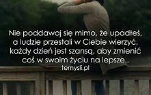 Nie poddawaj się...