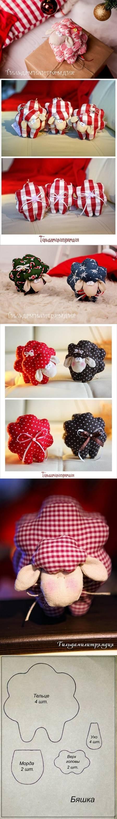 diy, fabric lamb, tutorial, instructions
