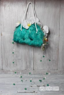 bukiet ślubny ręcznie wykonany