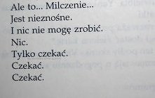 milczenie...