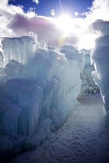 Ice Castles in Silverthorne, Colorado