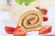 Rolada biszkoptowa z marmoladą