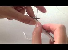 Wzór jodełka - herringbone stitch - jak zrobić-wykonanie Intensywnie Kreatywna