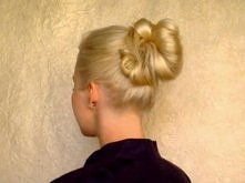 5 minute updo for everyday Top knot messy bun school hairstyles for long straight hair tutorial
