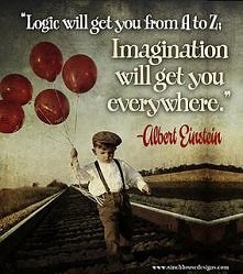 Logika zaprowadzi cię od A do Z ale wyobraźnia zaprowadzi cię wszędzie.