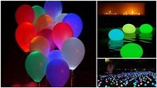  glowing balloons, tutorial, instructions