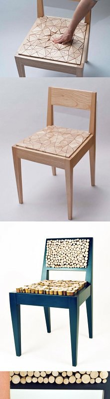 Na pierwszy rzut oka krzesła firmy New Colony Furniture wyglądają na twarde i niewygodne. Przy bliższym poznaniu okazuje się, że materiały, takie jak drewno czy korek, mogą być ...