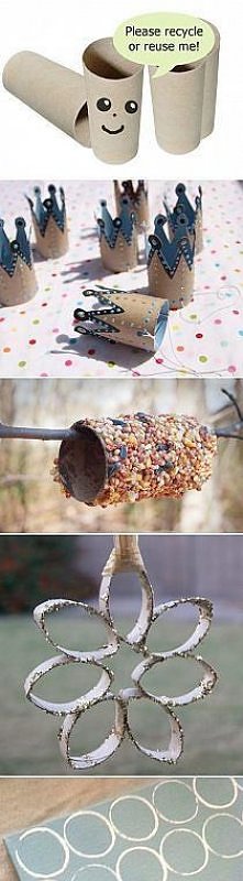 pomysły na rolki po papierz...