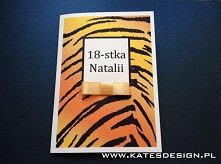 Zaproszenia Waild w tygrysi...