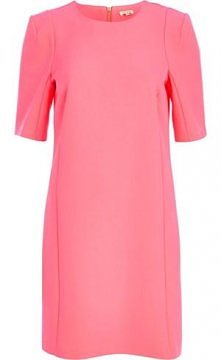 Pink shift dress