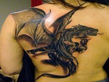 girl with dragon tattoo