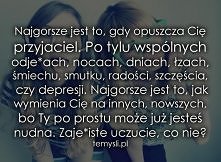 ZNAM TE UCZUCIE :(:(