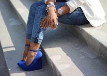 Granatowe Koturny :)