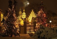 Miasta zimą (i nocą) wyglądają tak pięknie.