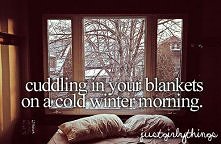 cudding in your...