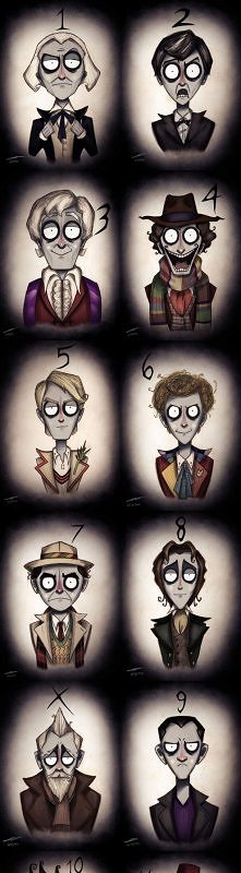 Doctor who w stylu burtona