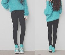 Turkusowy z czarnym >>>>> bosko!