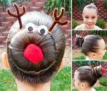 świąteczna fryzurka dla dzi...