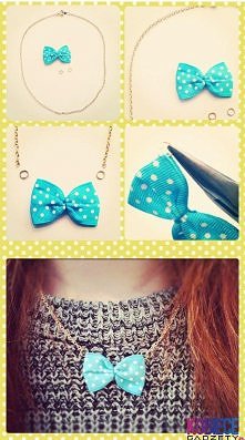 Wisiorek kokardka :)