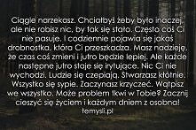 trzeba zacząć od siebie...