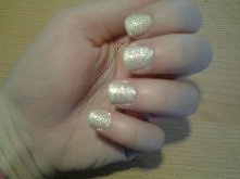 Zimowe zdobienie na paznokciach, mojego autorstwa. jeśli jesteście ciekawi jak je wykonać, zapraszam na moj blog perfectionistic-girl.blogspot.com