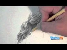 how to draw a hair