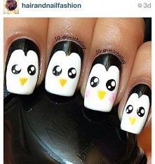 Pingwinki na paznokciach, c...