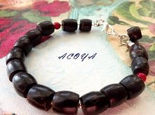 Bransoletka z czarnego korala