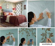 Piękne ozdobienie ściany